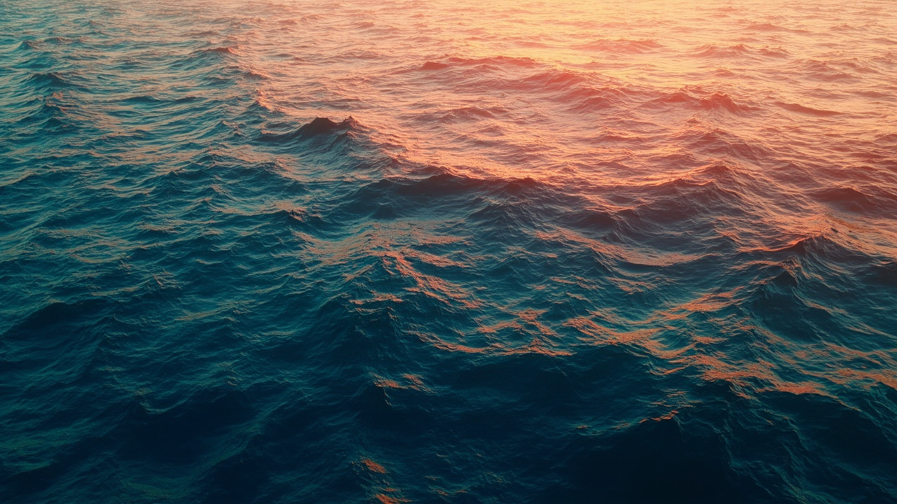 Imagen editorial generada por IA sobre Dos súper El Niños recientes hicieron subir el mar por mecanismos distintos.