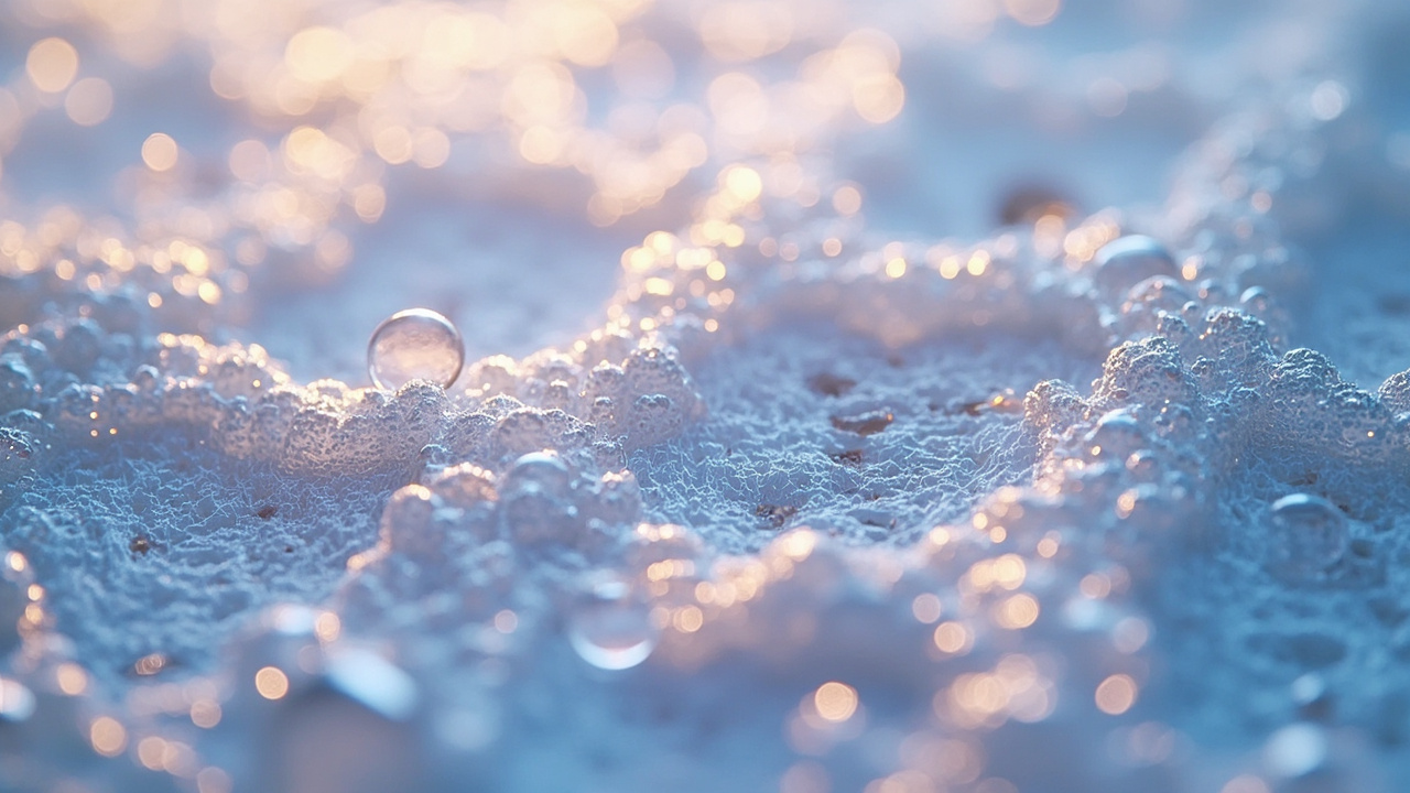 Imagen editorial generada por IA sobre Una impresión con espuma microscópica imita estructuras de la naturaleza.