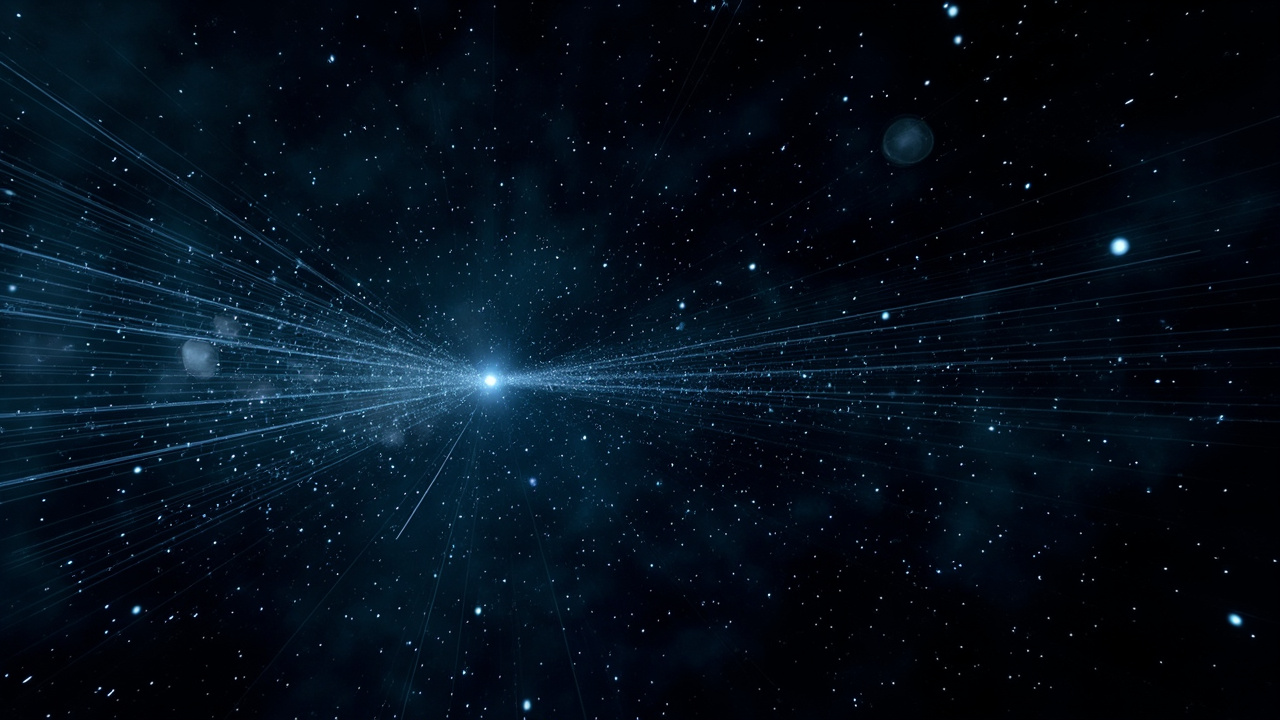 Imagen editorial generada por IA sobre Más de 100.000 satélites tenues ya comprometerían la observación del cielo nocturno.